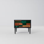 EARTHY FIGURES Nachttisch in Schwarz