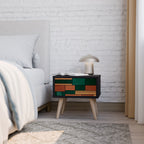 EARTHY FIGURES Nachttisch in Schwarz