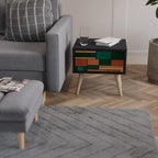 EARTHY FIGURES Nachttisch in Schwarz