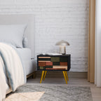 FIGURES OF NATURE Nachttisch in Schwarz