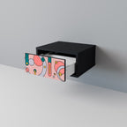 GOSSAMER ECHOES Nachttisch in Schwarz