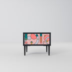 GOSSAMER ECHOES Nachttisch in Schwarz