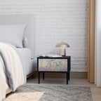 MOSAIC OF COLORS Nachttisch in Schwarz