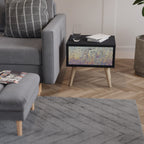 MOSAIC OF COLORS Nachttisch in Schwarz