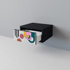 COOL STORY Nachttisch in Schwarz