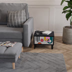 COOL STORY Nachttisch in Schwarz