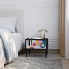 COOL STORY Nachttisch in Schwarz