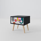 COOL STORY Nachttisch in Schwarz