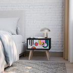 COOL STORY Nachttisch in Schwarz