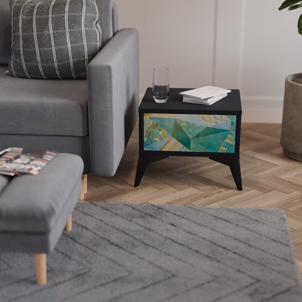 SPECTRUM SPLENDOR Nachttisch in Schwarz