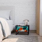 CIRCULAR RHAPSODY Nachttisch in Schwarz