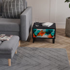 CIRCULAR RHAPSODY Nachttisch in Schwarz