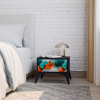 CIRCULAR RHAPSODY Nachttisch in Schwarz