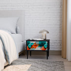 CIRCULAR RHAPSODY Nachttisch in Schwarz