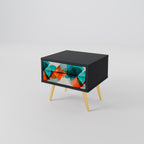 CIRCULAR RHAPSODY Nachttisch in Schwarz