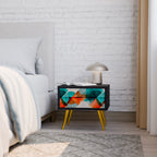 CIRCULAR RHAPSODY Nachttisch in Schwarz