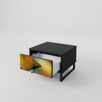 PIERCING SHARPNESS Nachttisch in Schwarz