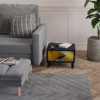 PIERCING SHARPNESS Nachttisch in Schwarz