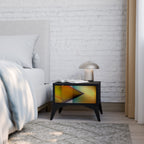 PIERCING SHARPNESS Nachttisch in Schwarz