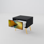 PIERCING SHARPNESS Nachttisch in Schwarz