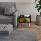 PIERCING SHARPNESS Nachttisch in Schwarz