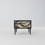 UNIFIED FRAGMENTS Nachttisch in Schwarz