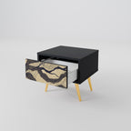 UNIFIED FRAGMENTS Nachttisch in Schwarz