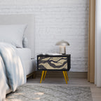 UNIFIED FRAGMENTS Nachttisch in Schwarz