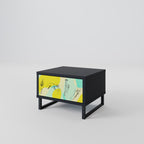 BODY LANGUAGE Nightstand in Black Finish
