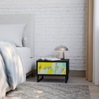 BODY LANGUAGE Nightstand in Black Finish