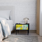 BODY LANGUAGE Nightstand in Black Finish