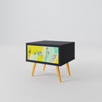 BODY LANGUAGE Nightstand in Black Finish