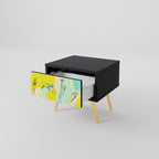 BODY LANGUAGE Nightstand in Black Finish