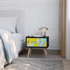 BODY LANGUAGE Nightstand in Black Finish