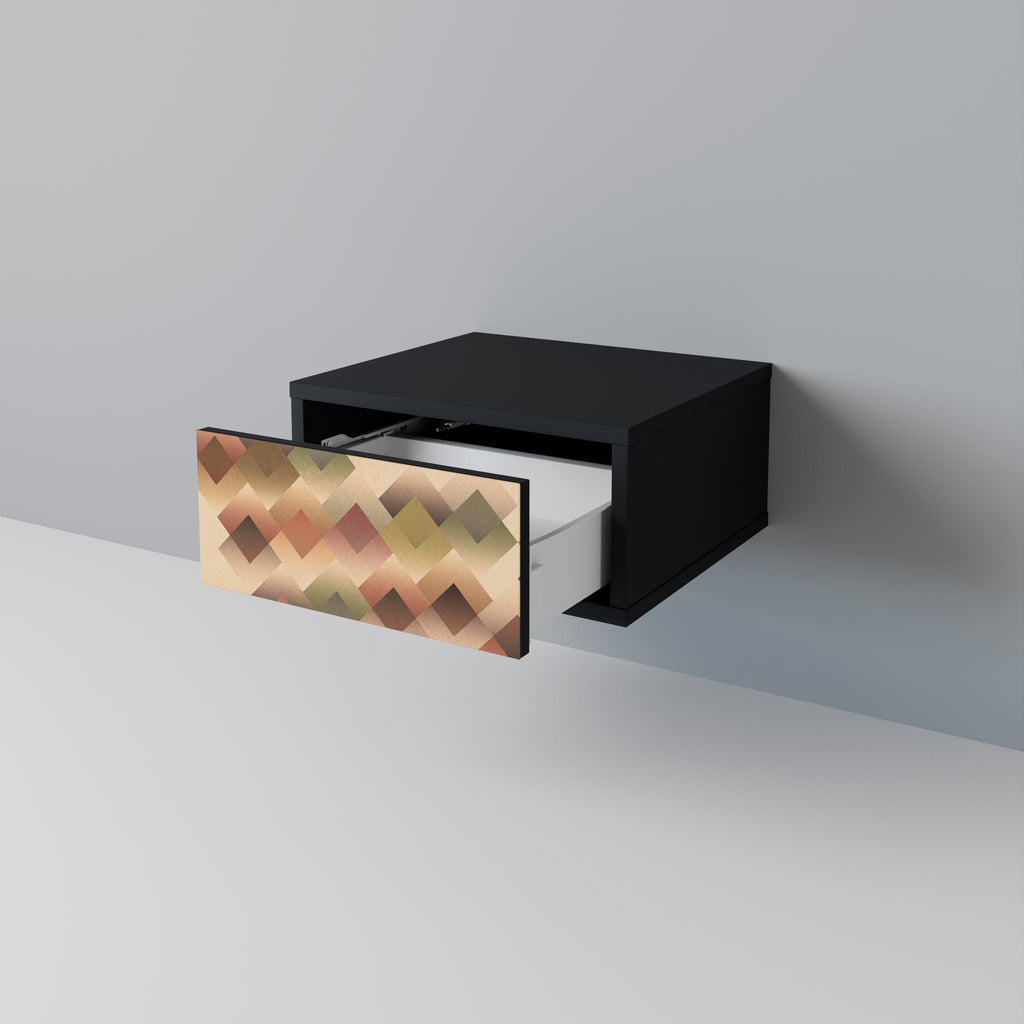 GEOMETRIC FUSION Nachttisch in Schwarz