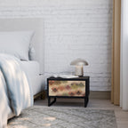 GEOMETRIC FUSION Nachttisch in Schwarz