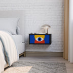 GEOMETRIC EYES Nachttisch in Schwarz