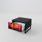 COLORFUL SOUNDS Nachttisch in Schwarz