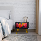 COLORFUL SOUNDS Nachttisch in Schwarz