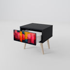 COLORFUL SOUNDS Nachttisch in Schwarz