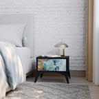 ABSTRACT THOUGHTS Nachttisch in Schwarz