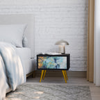 ABSTRACT THOUGHTS Nachttisch in Schwarz