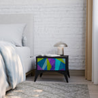 COLD SHOWCASE Nachttisch in Schwarz