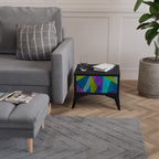 COLD SHOWCASE Nachttisch in Schwarz