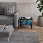 COLD SHOWCASE Nachttisch in Schwarz