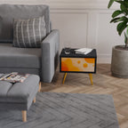 ORANGE ARRANGEMENT Nachttisch in Schwarz