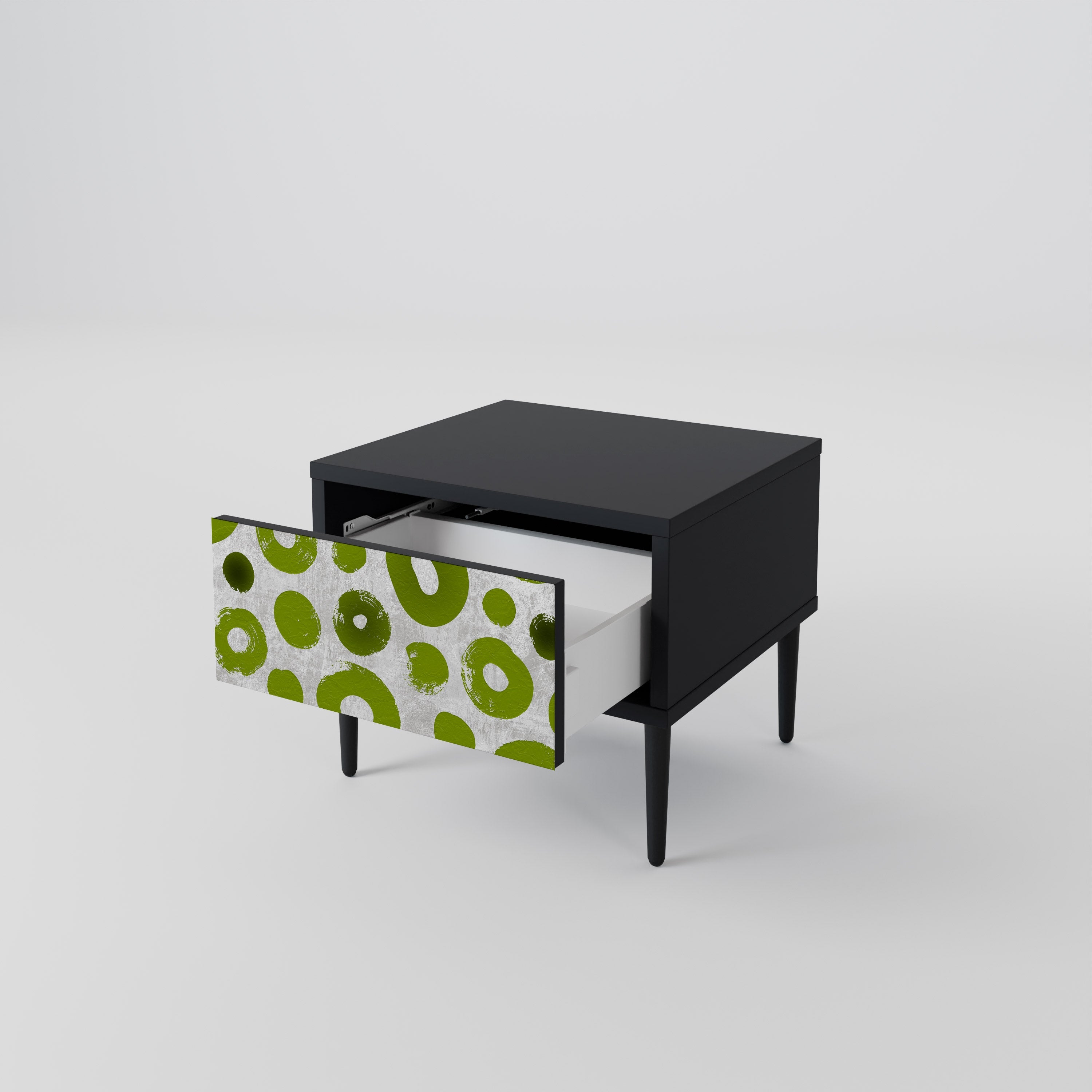 GREEN RHAPSODY Nachttisch in Schwarz