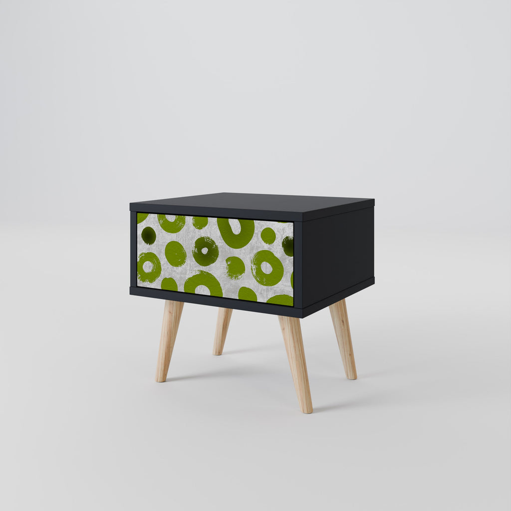 GREEN RHAPSODY Nachttisch in Schwarz