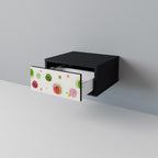 COLORFUL COSMOS Nachttisch in Schwarz