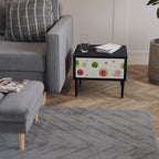 COLORFUL COSMOS Nachttisch in Schwarz